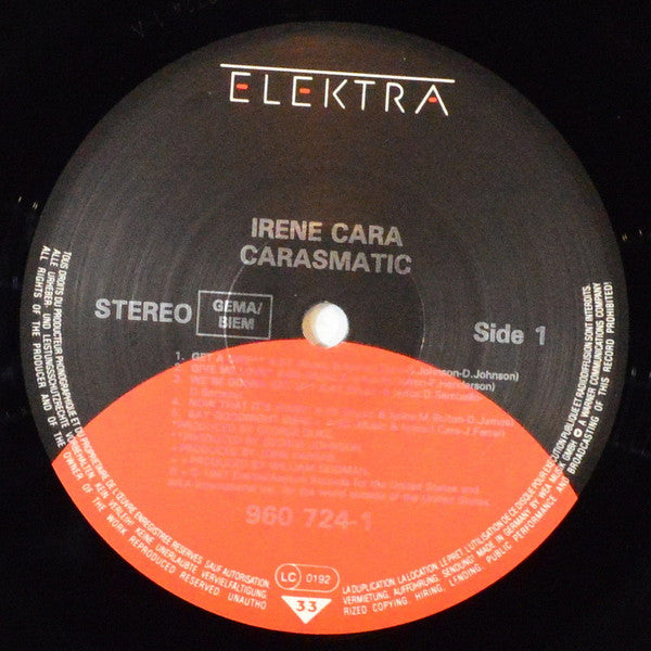Irene Cara : Carasmatic (LP, Album)