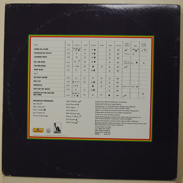 Canned Heat : Hallelujah (LP, Album, Res)