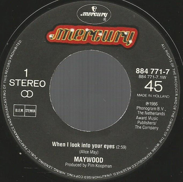 Maywood : When I Look Into Your Eyes (7", Single)