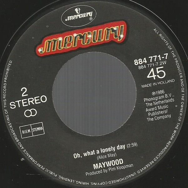 Maywood : When I Look Into Your Eyes (7", Single)