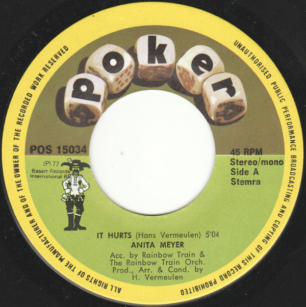 Anita Meyer : It Hurts (7", Single)