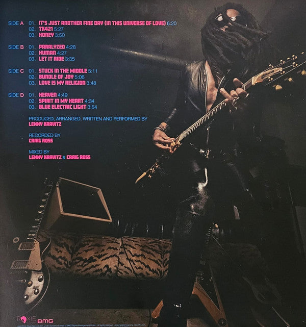 Lenny Kravitz - Blue Electric Light (LP, Album, Pin + LP, Album, Blu) - De Platen Aap – Vinylwinkel in Brielle & online webshop voor muziekliefhebbers
