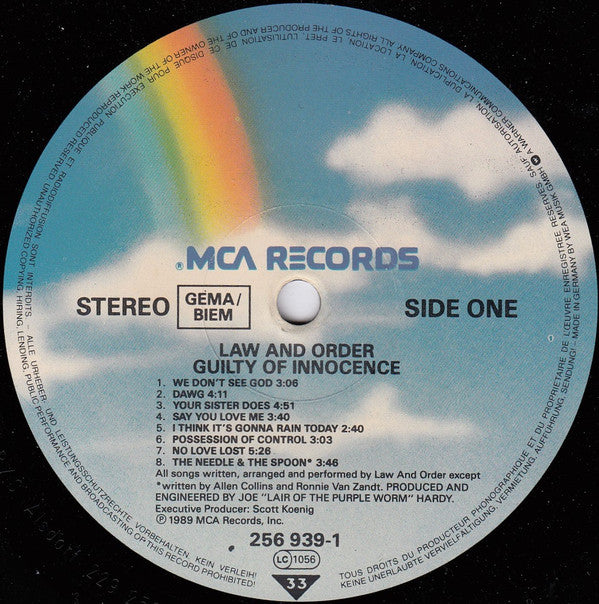 Law And Order : Guilty Of Innocence (LP, Album)