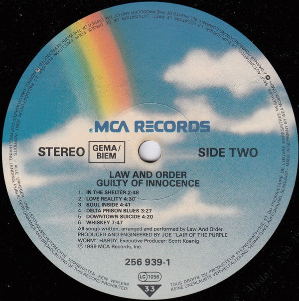 Law And Order : Guilty Of Innocence (LP, Album)