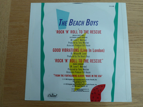 The Beach Boys : Rock 'n' Roll To The Rescue (12")