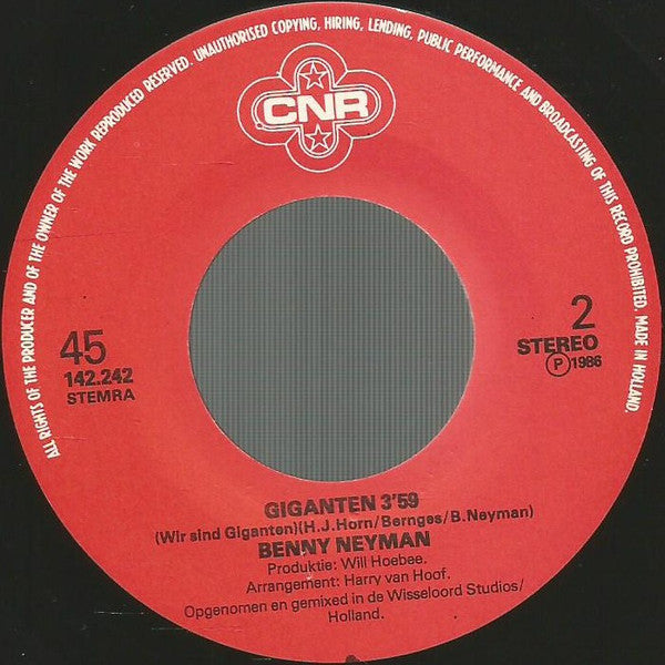 Benny Neyman : Superstar (7", Single)