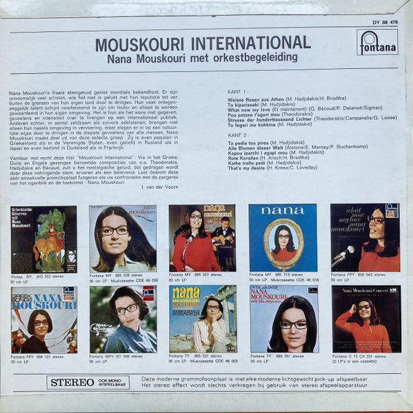 Nana Mouskouri : Mouskouri International (LP)
