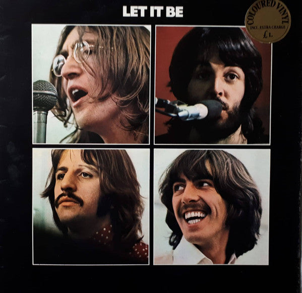 The Beatles : Let It Be (LP, Album, RE, Whi)