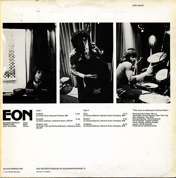 Richard Beirach : Eon (LP, Album)