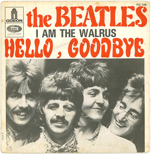 The Beatles : Hello, Goodbye (7", Single, Mono, RP)