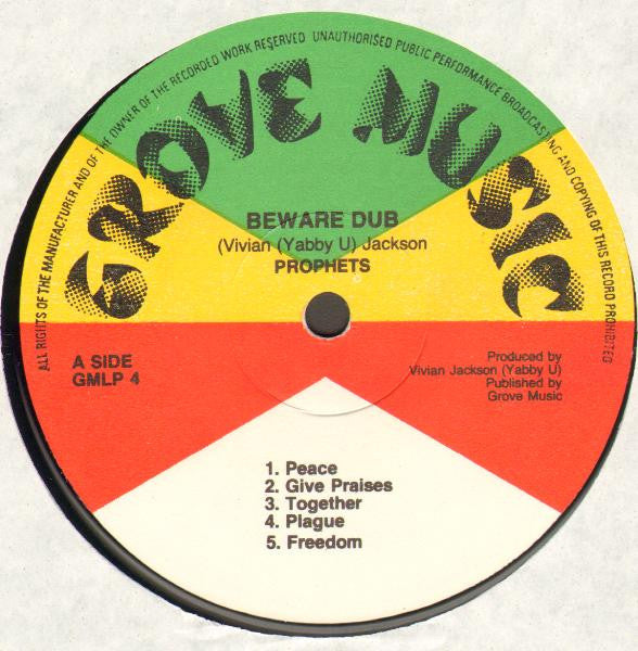 Prophets* / Vivian (Yabby U) Jackson* : Beware Dub (LP, Album)