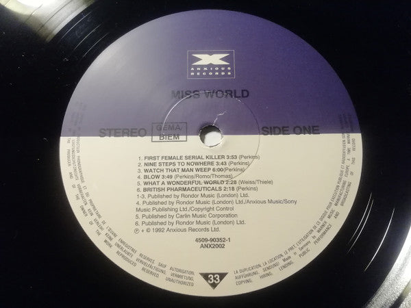 Miss World : Miss World (LP, Album)