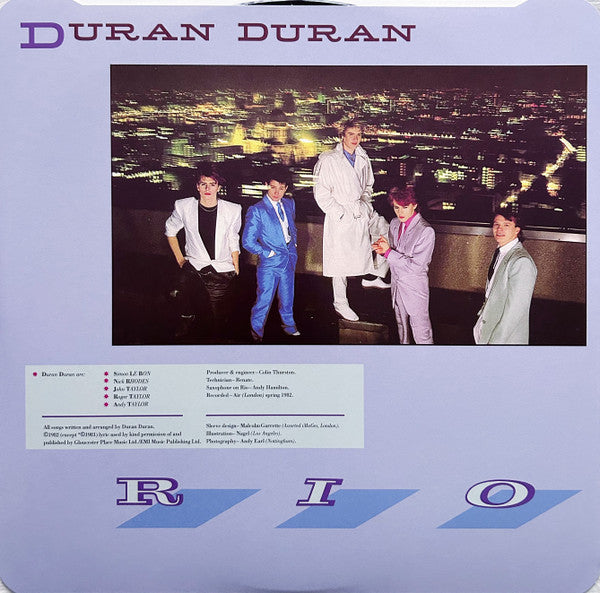 Duran Duran : Rio (LP,Album,Reissue,Remastered,Stereo)