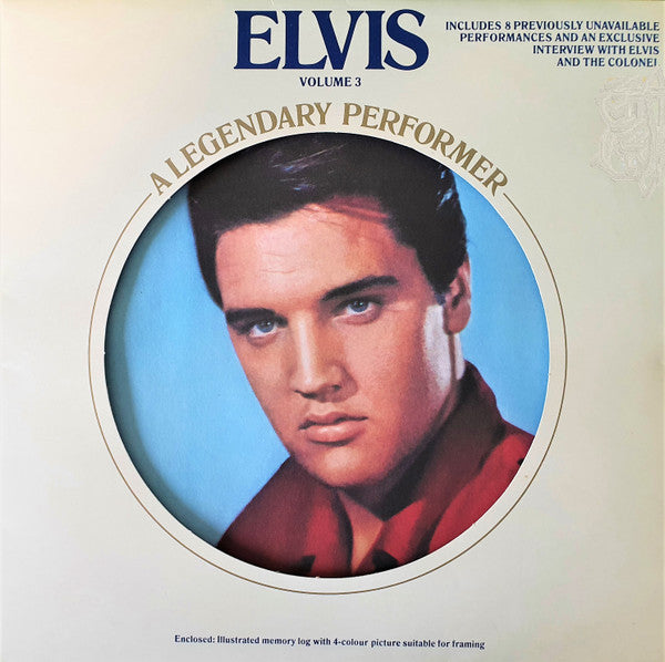 Elvis Presley : A Legendary Performer - Volume 3 (LP, Comp)