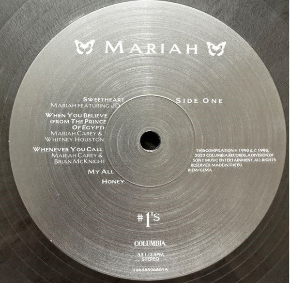 Mariah Carey : #1's (2xLP, Comp, RE, RM, Met)