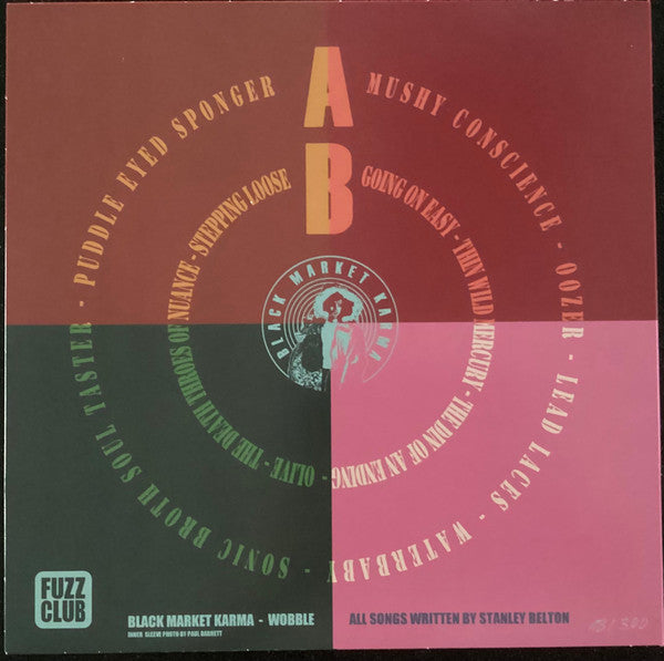 Black Market Karma - Wobble (LP, Album, Ltd, Num, Red) - De Platen Aap – Vinylwinkel in Brielle & online webshop voor muziekliefhebbers