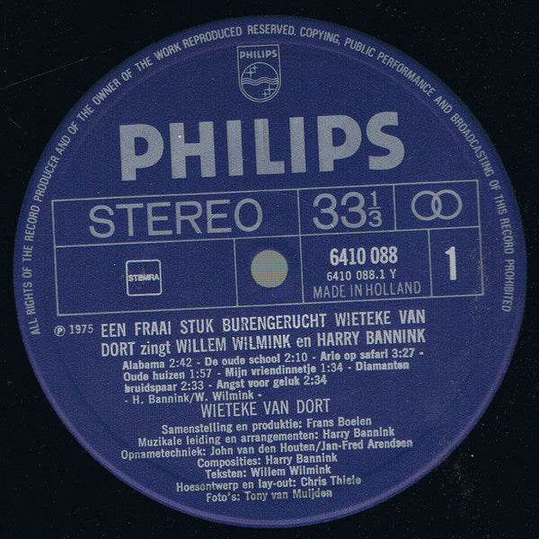 Wieteke van Dort : Een Fraai Stuk Burengerucht (LP,Album)