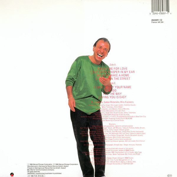 Sadao Watanabe : Good Time For Love (LP, Album)