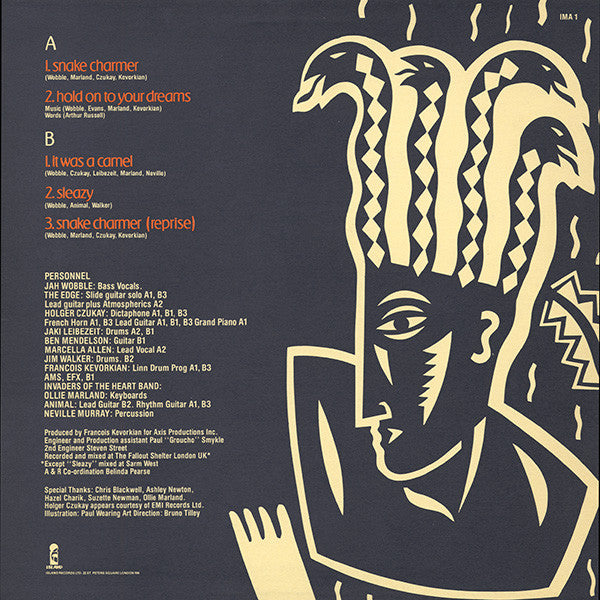 Jah Wobble, The Edge, Holger Czukay : Snake Charmer (LP, MiniAlbum)
