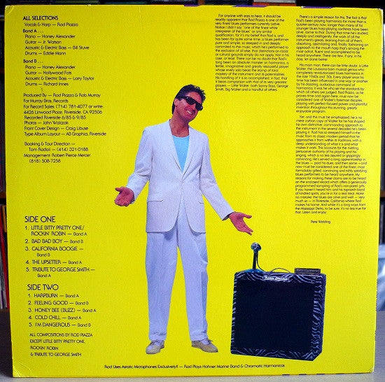 Rod Piazza : Harpburn (LP, Album)