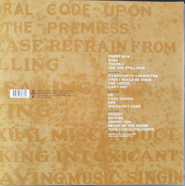 Alanis Morissette : Supposed Former Infatuation Junkie (2xLP, Album, Ltd, RE, Cle)