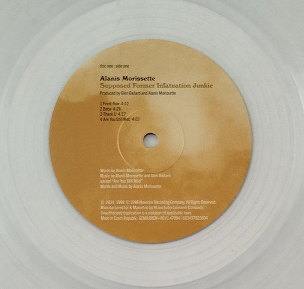 Alanis Morissette : Supposed Former Infatuation Junkie (2xLP, Album, Ltd, RE, Cle)