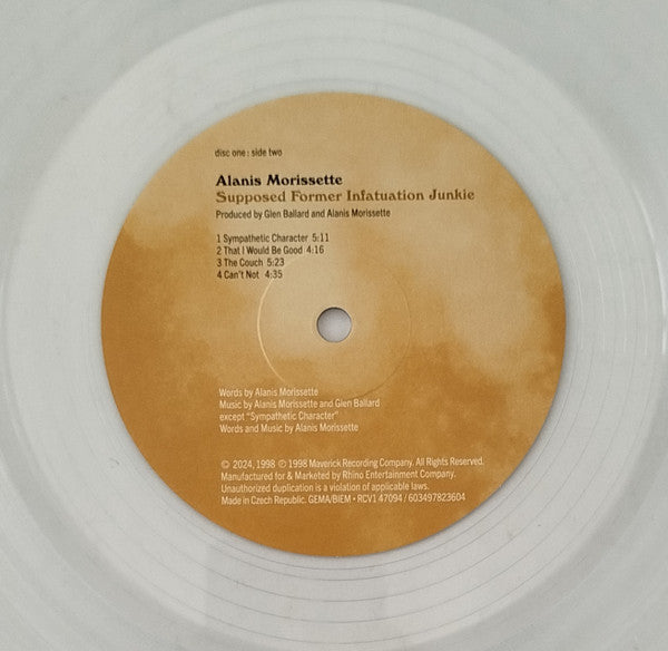 Alanis Morissette : Supposed Former Infatuation Junkie (2xLP, Album, Ltd, RE, Cle)