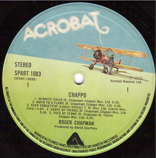 Roger Chapman : Chappo (LP, Album)