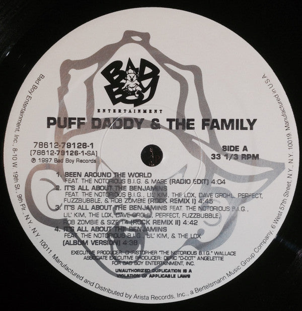 Puff Daddy & The Family Featuring Notorious B.I.G. & Mase - Been Around The World (12", Single) - De Platen Aap – Vinylwinkel in Brielle & online webshop voor muziekliefhebbers