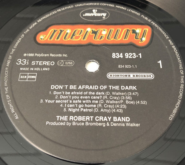 The Robert Cray Band : Don't Be Afraid Of The Dark (LP, Album)
