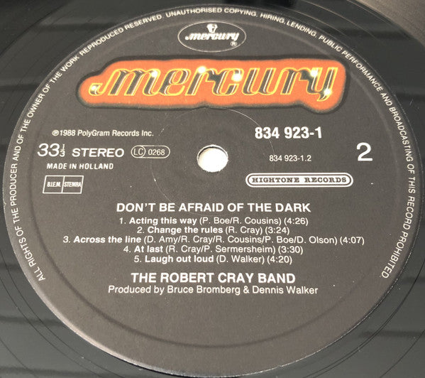 The Robert Cray Band : Don't Be Afraid Of The Dark (LP, Album)
