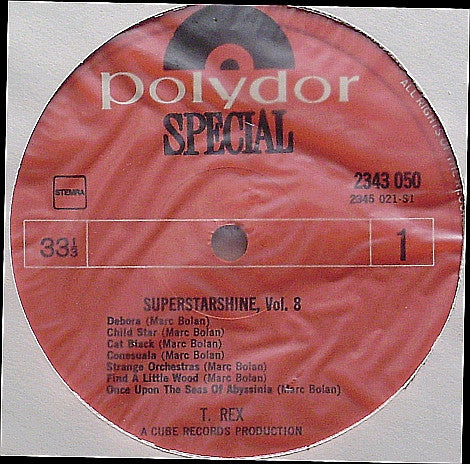 T. Rex : Superstarshine Vol. 8 (LP, Comp)