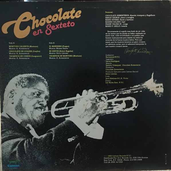 Chocolate* : Chocolate En Sexteto (LP, Album)