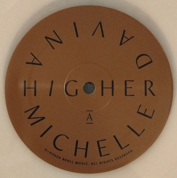 Davina Michelle : Higher (LP, Album, Whi)