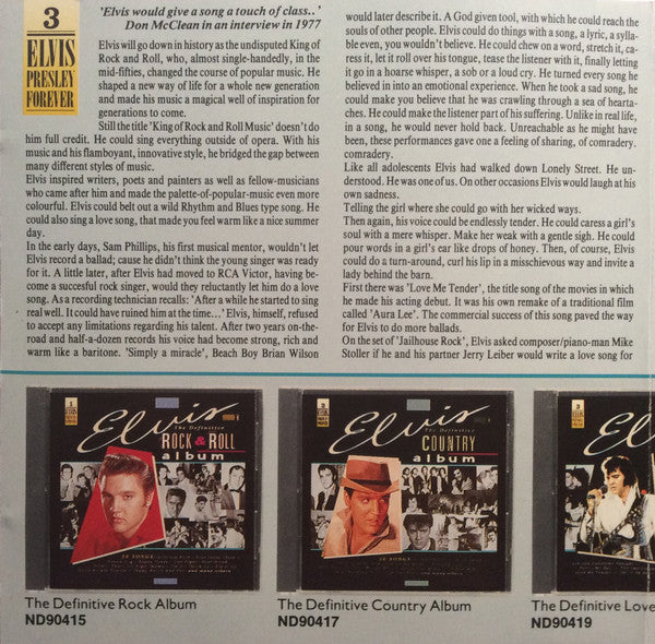 Elvis Presley - The Definitive Love Album (CD, Album, Comp) - De Platen Aap – Vinylwinkel in Brielle & online webshop voor muziekliefhebbers
