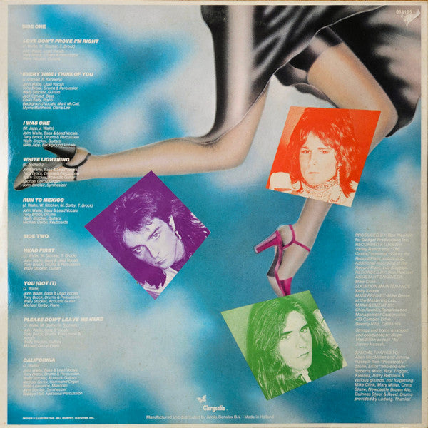 The Babys : Head First (LP, Album)