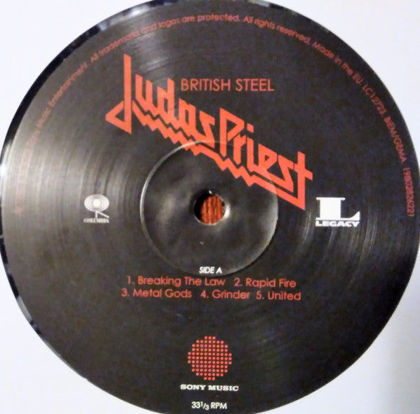 Judas Priest : British Steel (LP,Album,Reissue)
