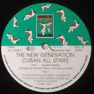 The New Generation Cuban All Stars : Volume 2 (Nuestro Tiempo) (LP, Album)