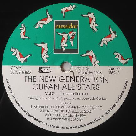 The New Generation Cuban All Stars : Volume 2 (Nuestro Tiempo) (LP, Album)