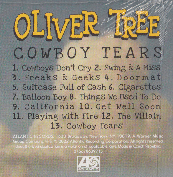 Oliver Tree : Cowboy Tears (LP, Album)
