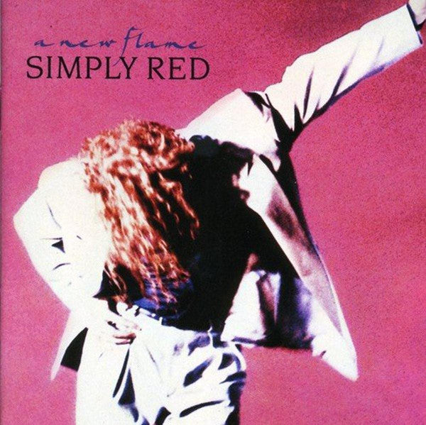 Simply Red : A New Flame (LP, Album, RP)