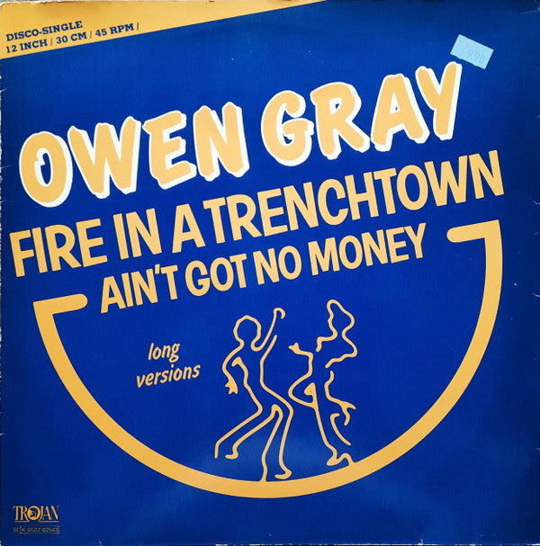 Owen Gray : Fire In A Trenchtown (12")