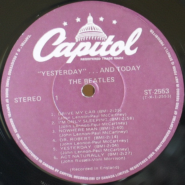 The Beatles : Yesterday And Today (LP, Album, Comp, RE)