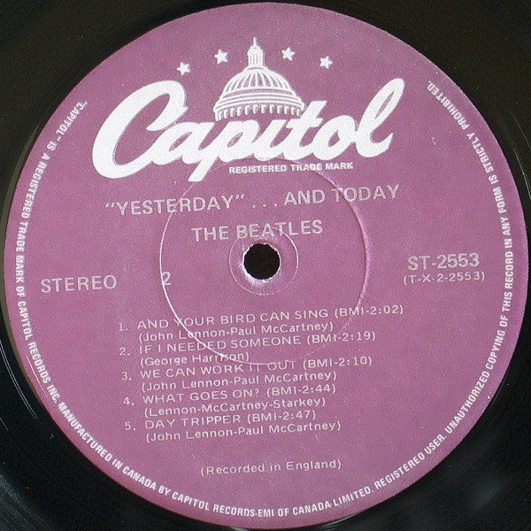 The Beatles : Yesterday And Today (LP, Album, Comp, RE)
