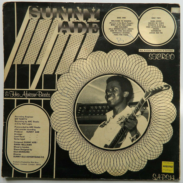 Sunny Ade & His African Beats* : Vol.5 - Festac ’77 (Live Play At City Hall Lagos)  (LP, Album)