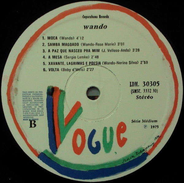 Wando : Bahia (LP, Album)