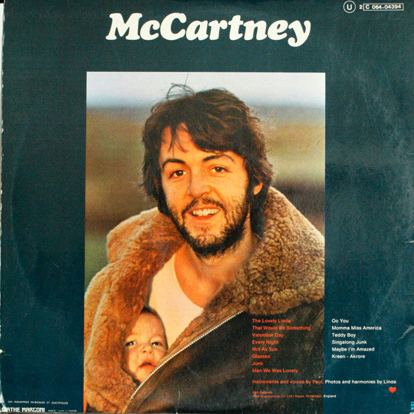 McCartney* : McCartney (LP, Album, Gat)