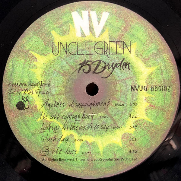 Uncle Green : 15 Dryden (LP)