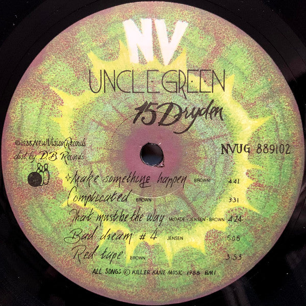 Uncle Green : 15 Dryden (LP)