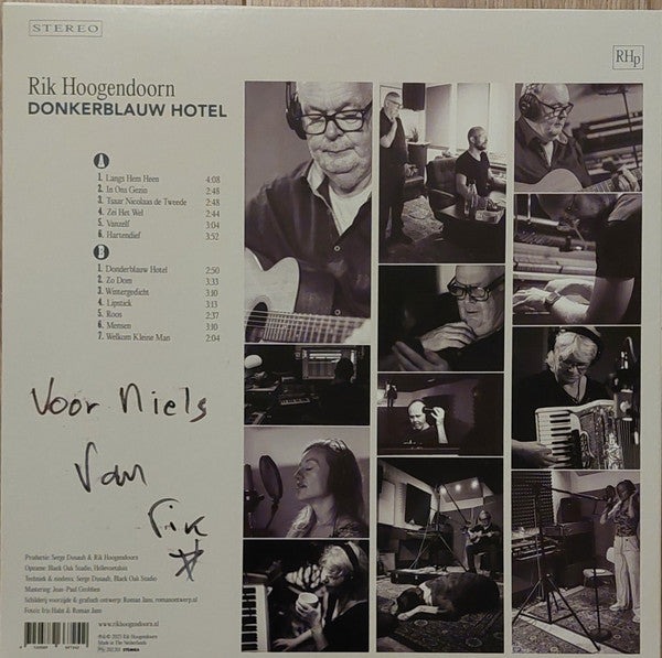 Rik Hoogendoorn - Donkerblauw Hotel (LP) - De Platen Aap – Vinylwinkel in Brielle & online webshop voor muziekliefhebbers